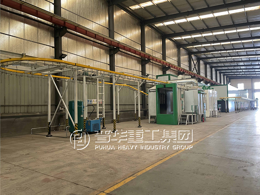 青島普華重工懸鏈式拋丸清理機維護指南——保障汽車零部件高效清理